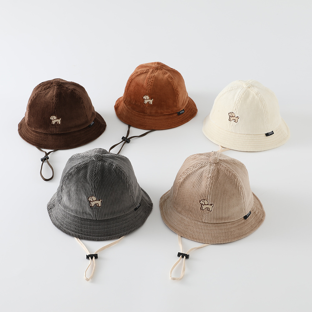 Kids Outdoor Hat - Kids Corduroy Outdoor Leisure Cap 48-50cm