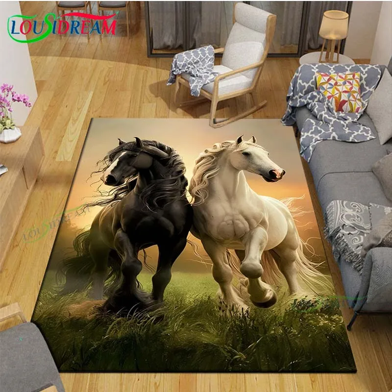 Kids Outdoor Yoga - 3D Fashion Exquisite Painting Horse Printed