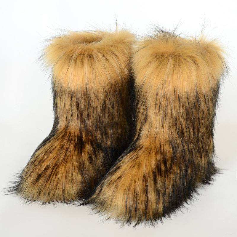 Kids Outdoor Shoes - Women Mid Tube Winter Snow Boots,