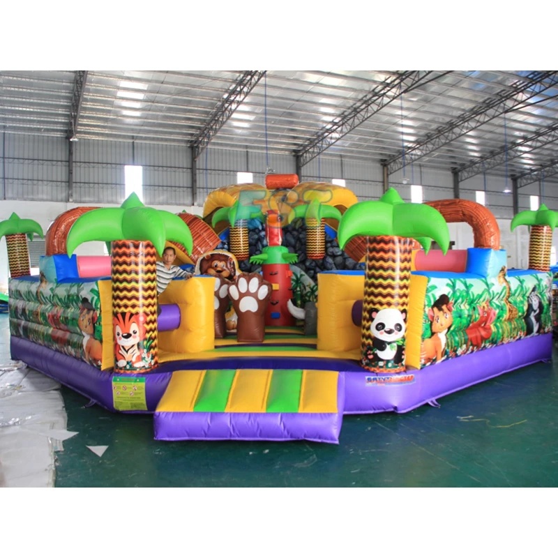 Kids Outdoor Zoo - Wholesale Kid Giant Obstacle Castle PVC