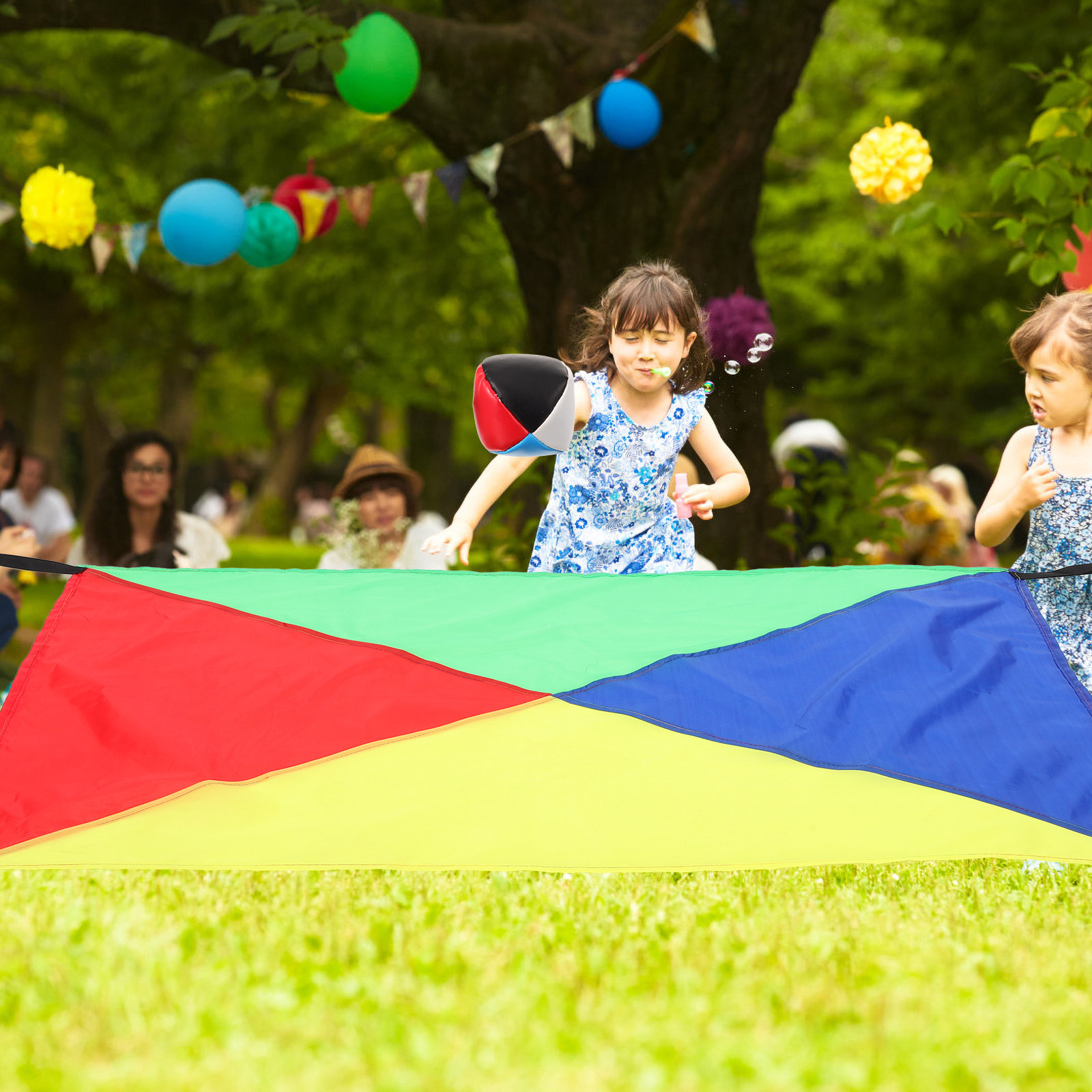 Kids Outdoor Tools - 1Set Rainbow Umbrella Sensory Fitness Equipment