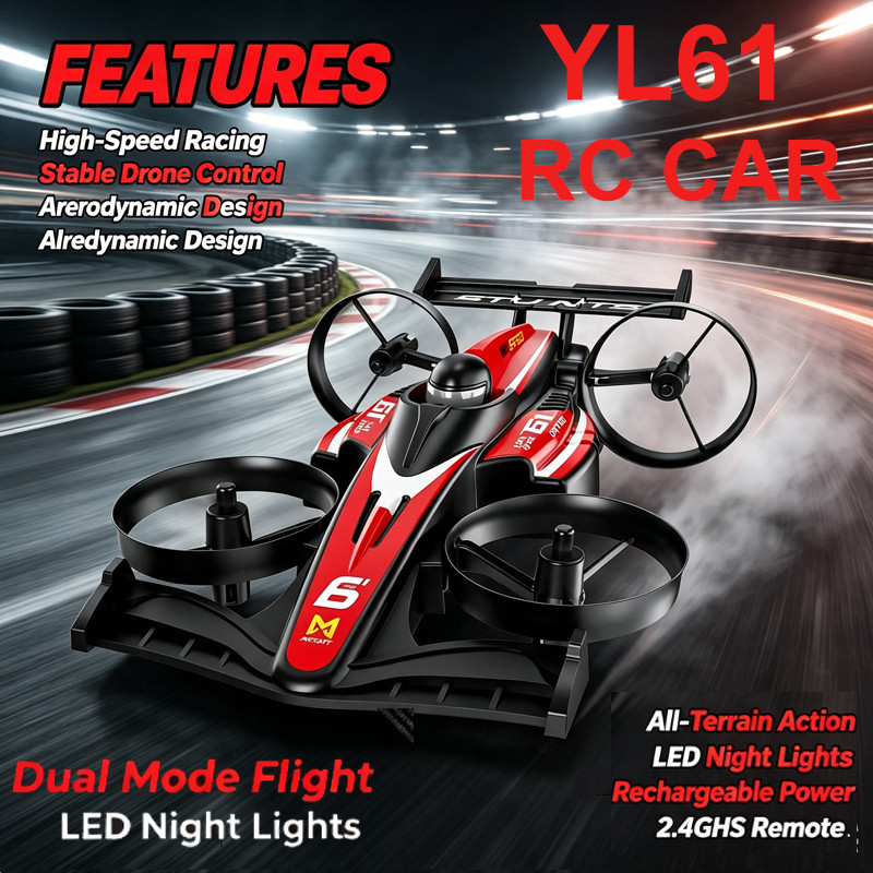 Kids Outdoor Movie Night - Latest YL61 2-in-1 Remote Control Racing