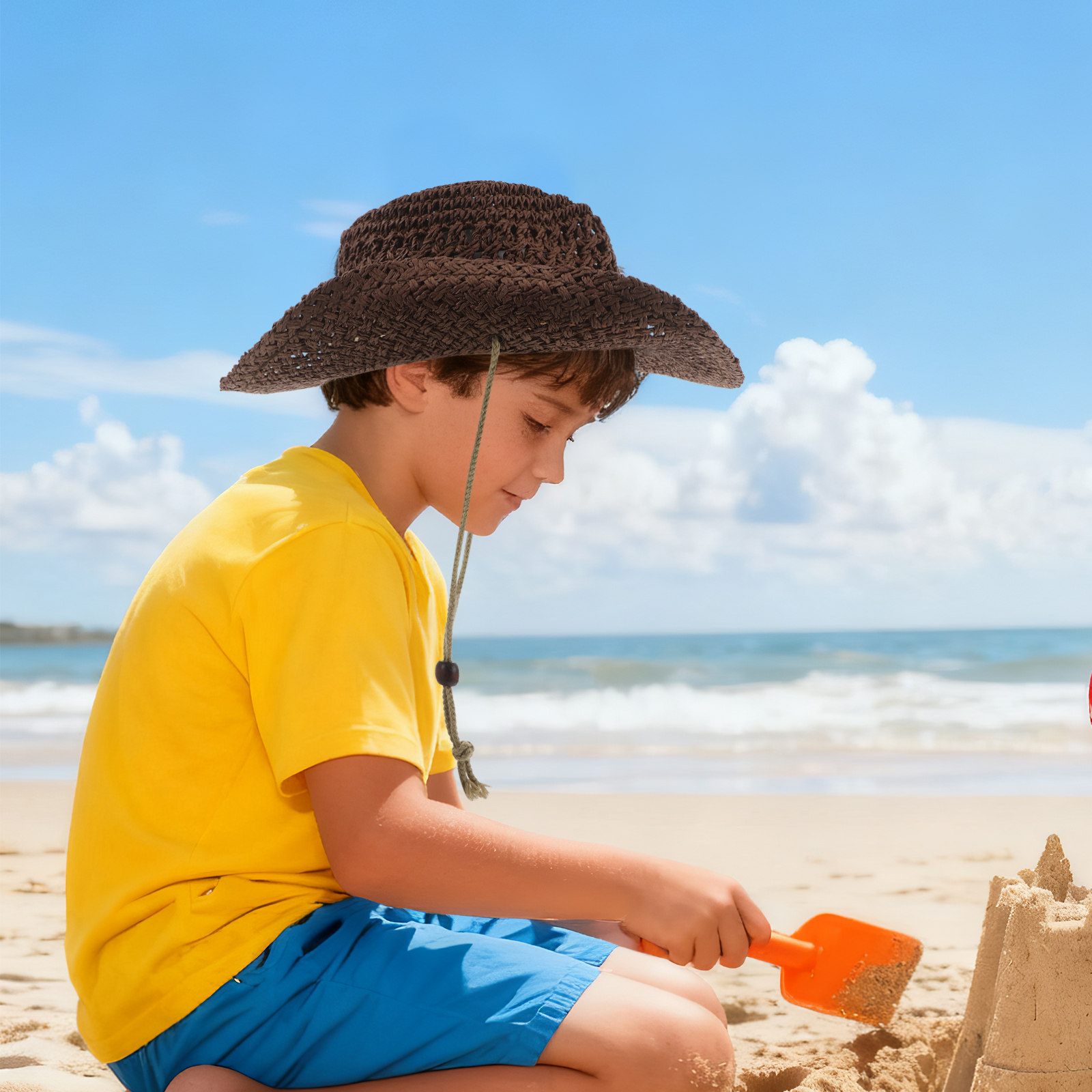 Kids Straw Cowboy Hat Western  - огляд і ціна Kids Outdoor Hat