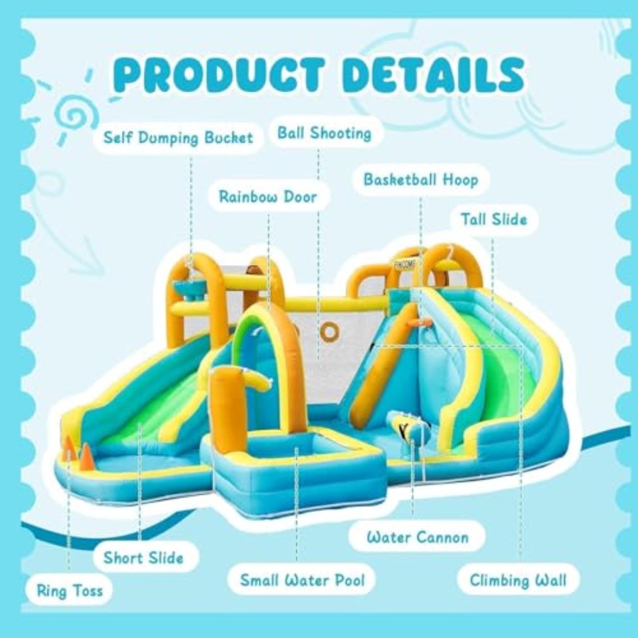 Backyard outdoor inflatable wa - огляд і ціна Kids Outdoor Park