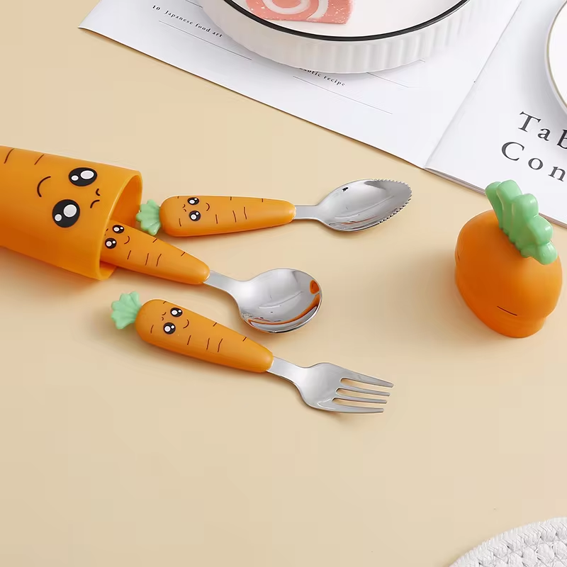 Stainless Steel Carrots Tablew - огляд і ціна Kids Outdoor Kitchen Set