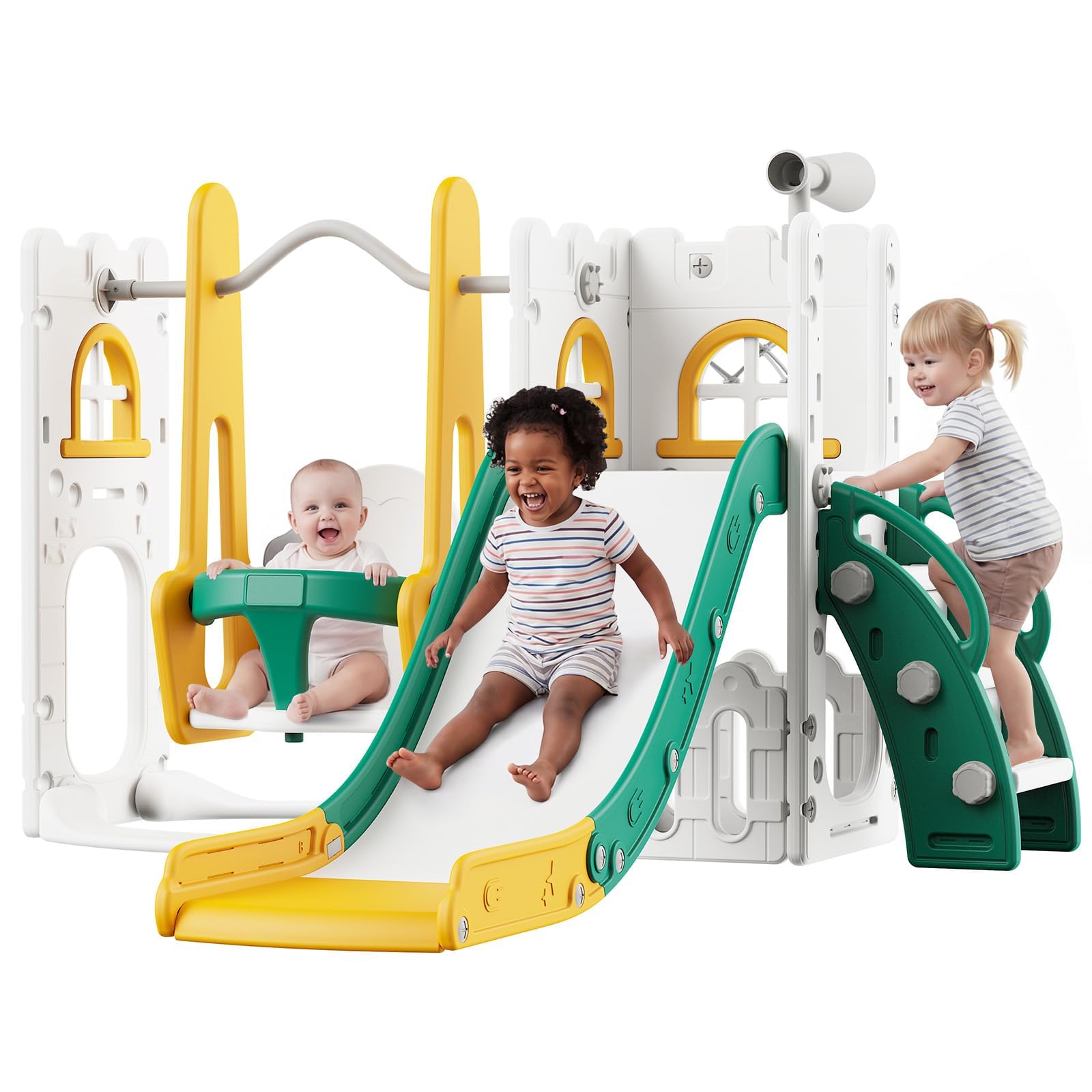 7 in 1 Toddler Slide And Swing - огляд і ціна Kids Outdoor Swing And Slide