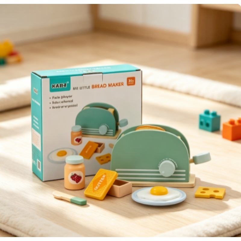 Wooden Simulation Toaster Toy  - огляд і ціна Kids Outdoor Kitchen Set