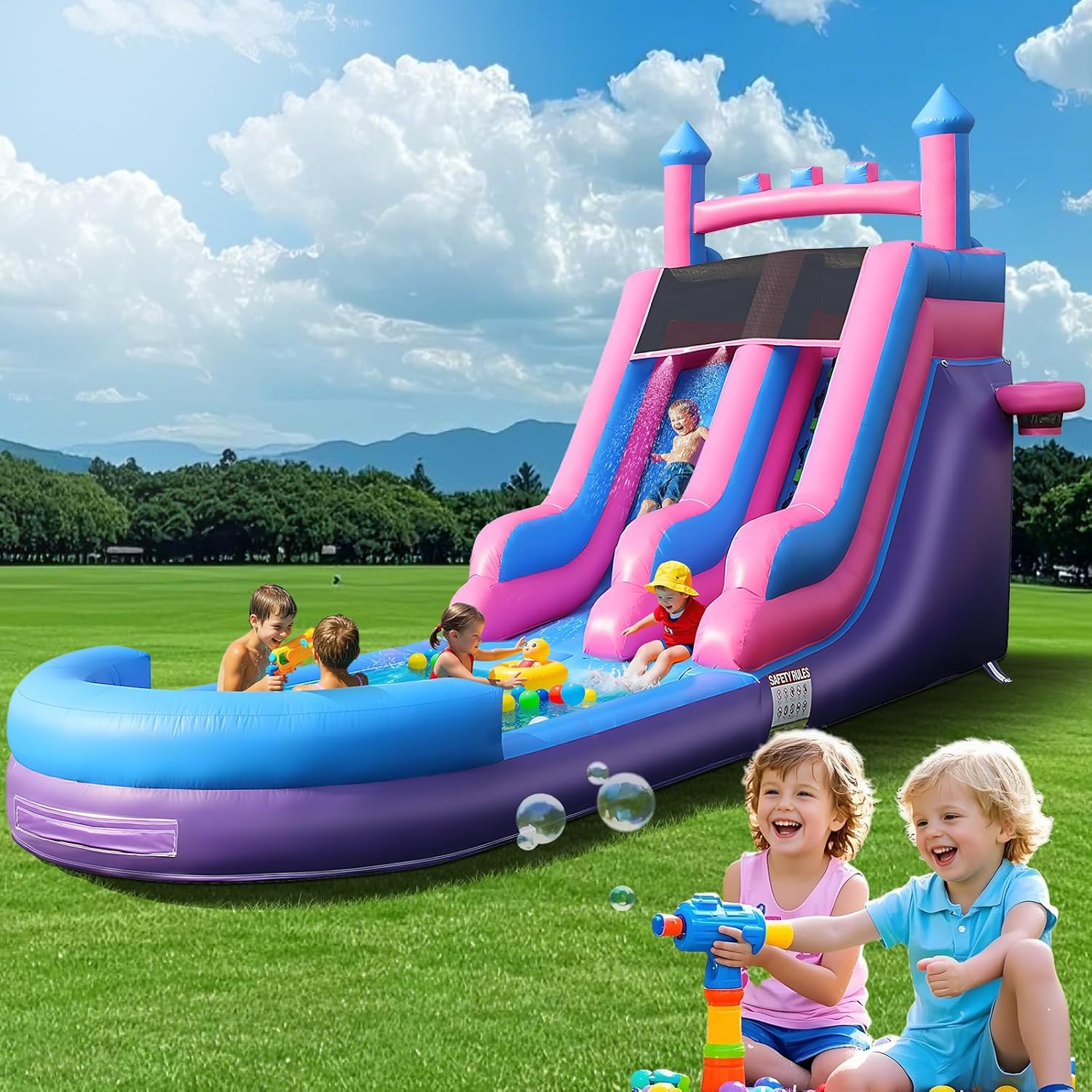 26.2 FT Heavy Duty Inflatable  - огляд і ціна Kids Outdoor Park