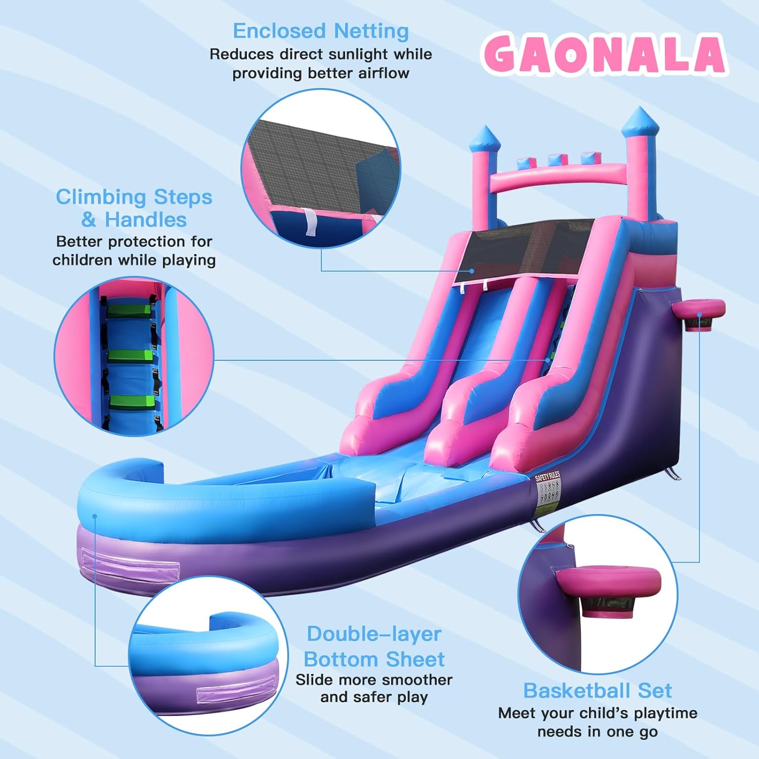 26.2 FT Heavy Duty Inflatable  - огляд і ціна Kids Outdoor Park