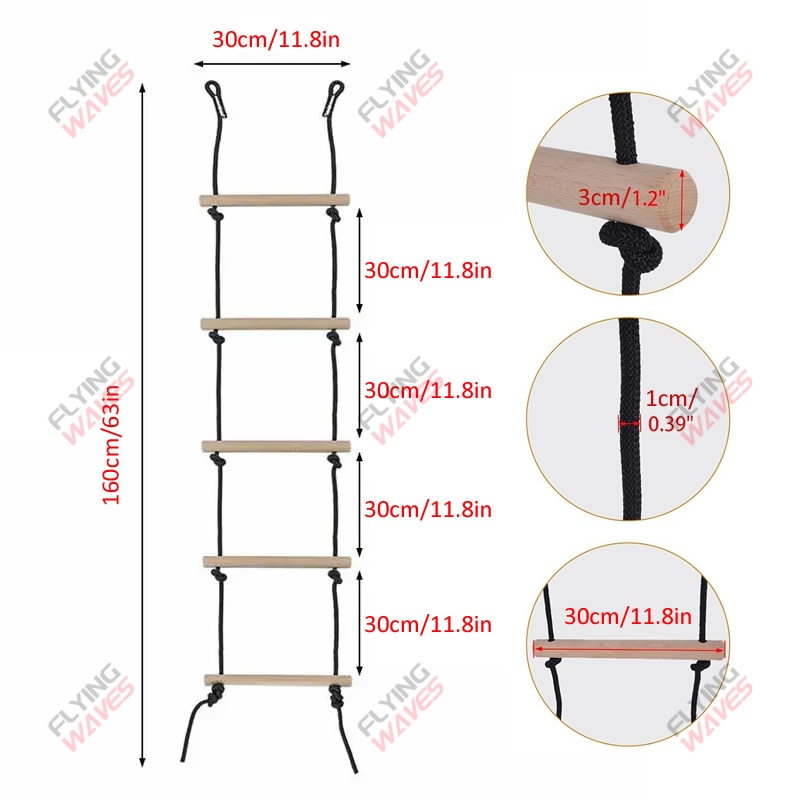 Children Climbing Rope Ladder  - огляд і ціна Kids Outdoor Swing And Slide