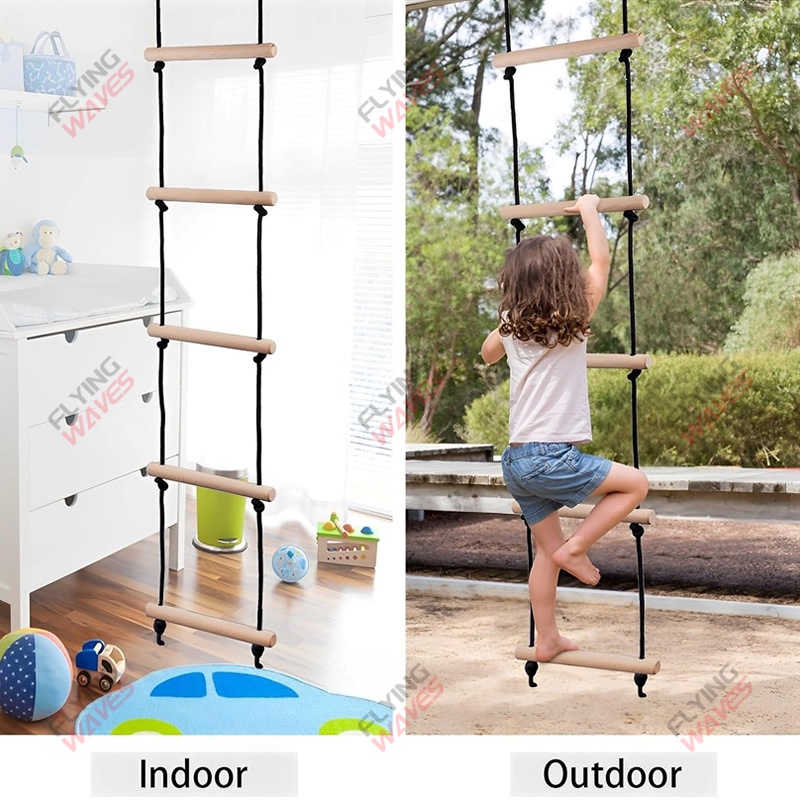 Children Climbing Rope Ladder  - огляд і ціна Kids Outdoor Swing And Slide
