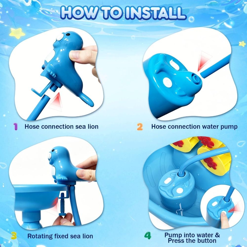 Portable No-Drill Water Table  - огляд і ціна Kids Outdoor Water Play Table
