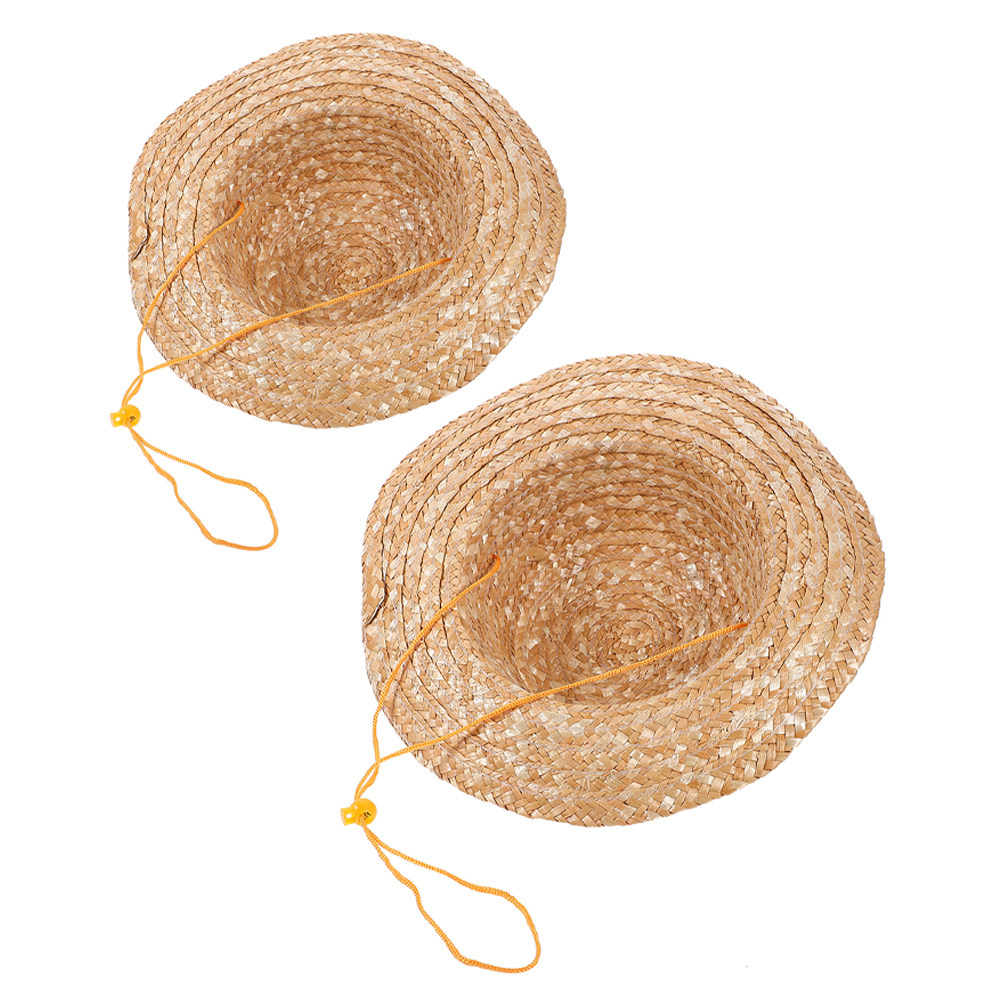2Pcs Kids Straw Hat Natural Co - огляд і ціна Kids Outdoor Hat