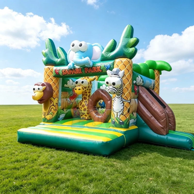 Jungle Commercial Inflatable B - огляд і ціна Kids Outdoor Zoo