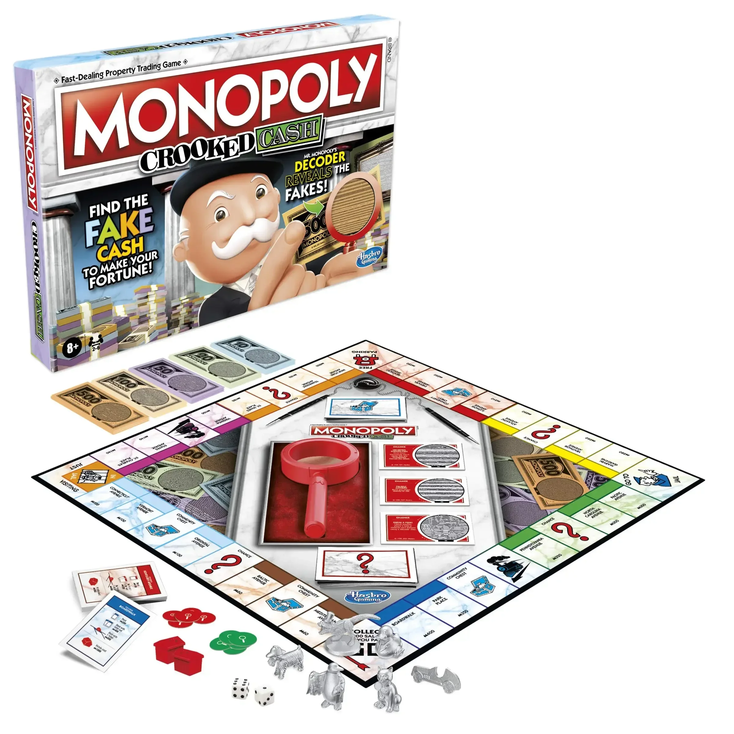 Hasbro Monopoly Crooked Cash B - огляд і ціна Hasbro Game Monopoly
