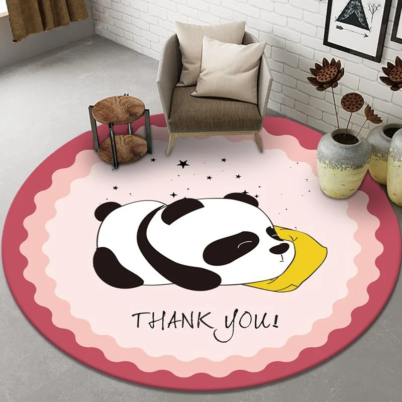 Cartoon Panda Printed Round Ca - огляд і ціна Kids Outdoor Yoga