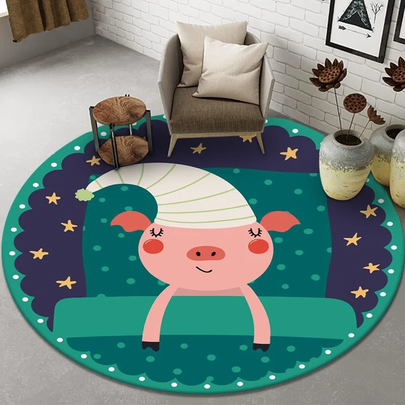 Cartoon Panda Printed Round Ca - огляд і ціна Kids Outdoor Yoga