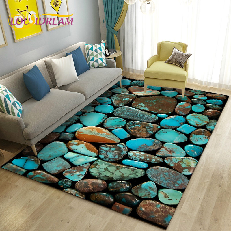 3D Colorful Cobblestone Stone  - огляд і ціна Kids Outdoor Flooring
