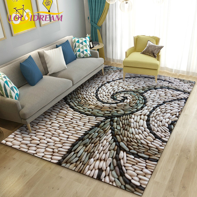 3D Colorful Cobblestone Stone  - огляд і ціна Kids Outdoor Flooring