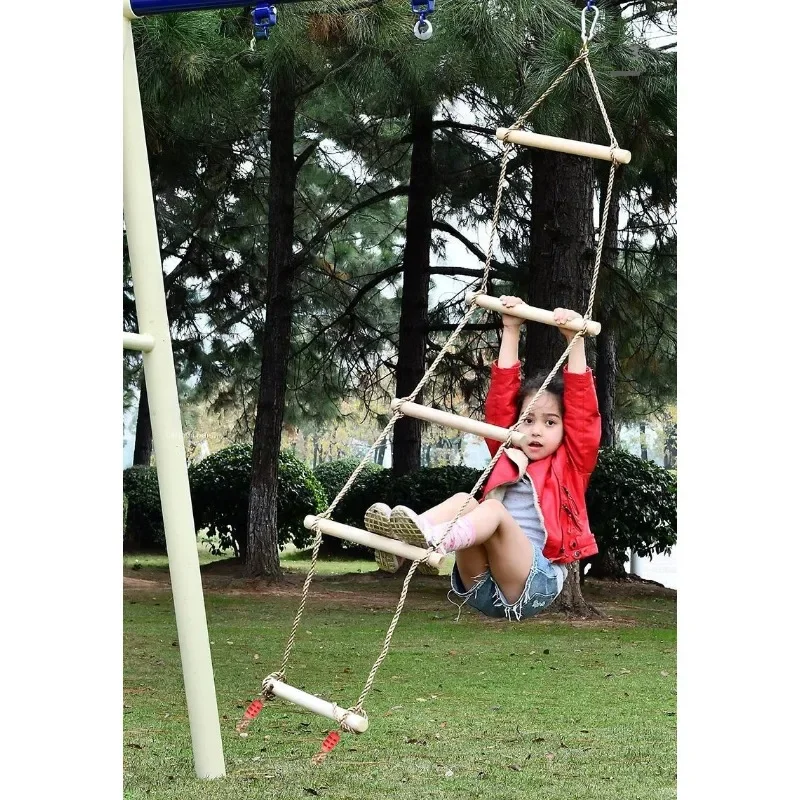Children Climbing Rope Ladder  - огляд і ціна Kids Outdoor Swing And Slide