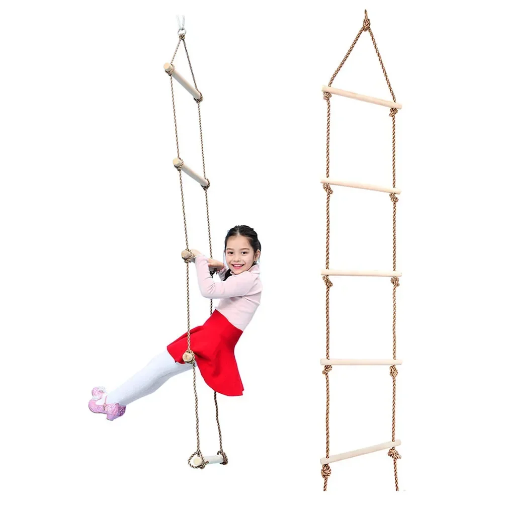 Children Climbing Rope Ladder  - огляд і ціна Kids Outdoor Swing And Slide