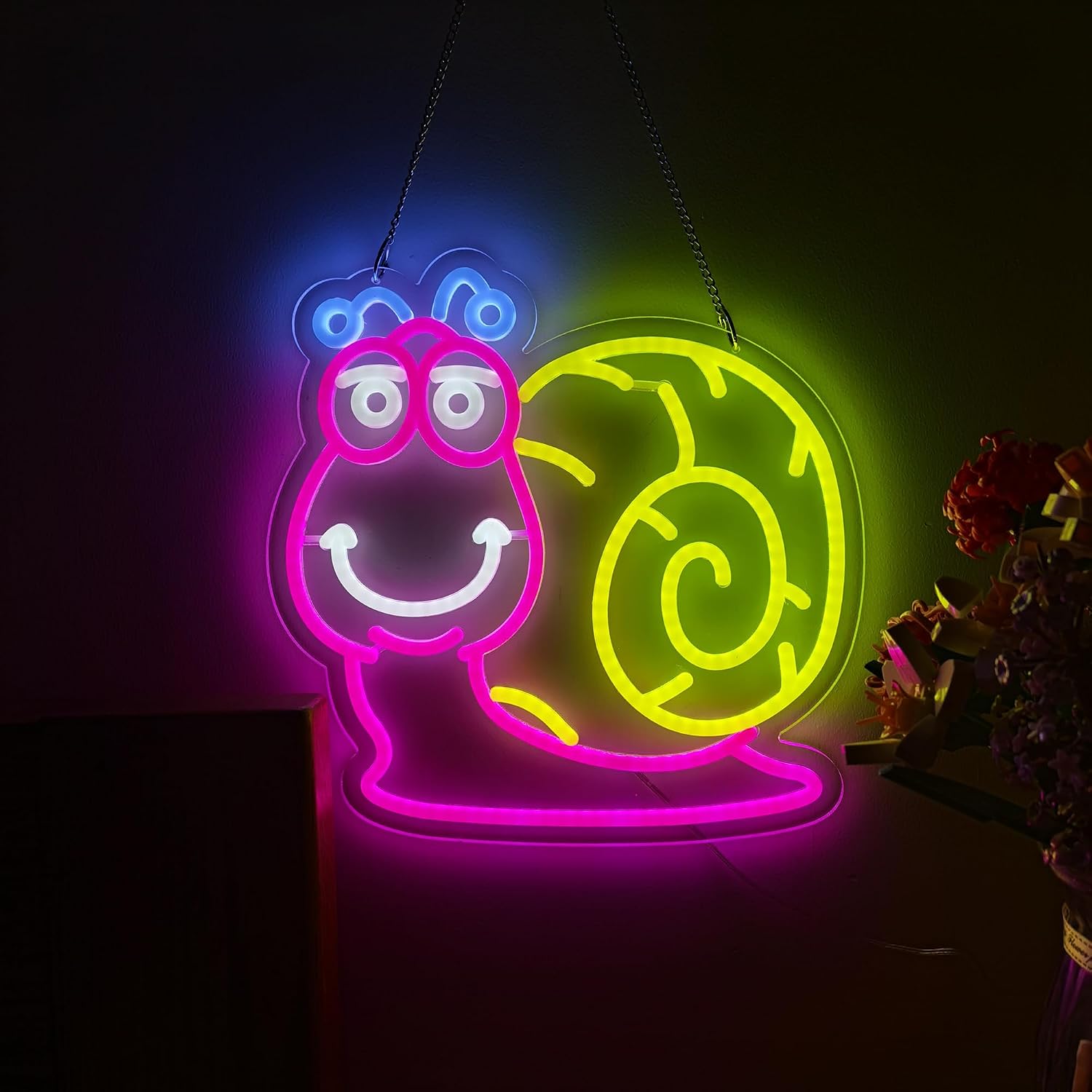 Snail Neon Sign Cartoon Cute A - огляд і ціна Kids Outdoor Zoo