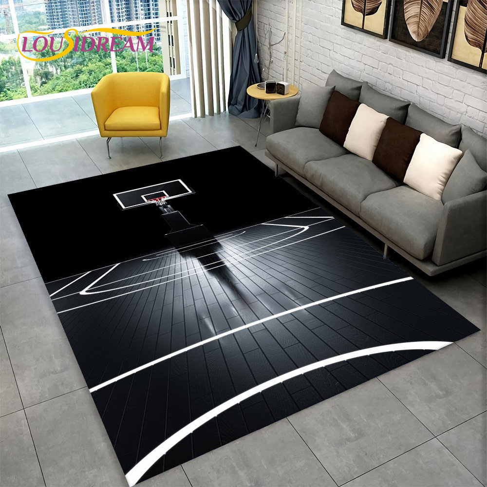 3D Basketball Cour Cartoon Are - огляд і ціна Kids Outdoor Flooring