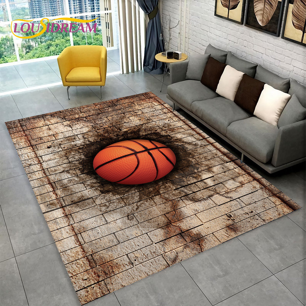 3D Basketball Cour Cartoon Are - огляд і ціна Kids Outdoor Flooring