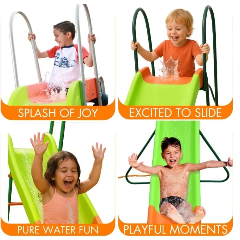Patio Umbrellas-Playground Sli - огляд і ціна Kids Outdoor Swing Set With Slide