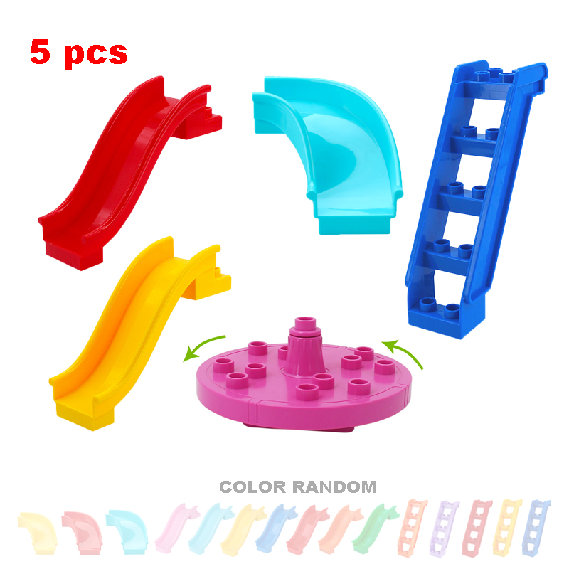 Big Building Blocks Playground - огляд і ціна Kids Outdoor Swing And Slide